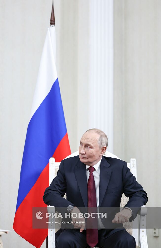 Государственный визит президента Владимира Путина в Киргизию. День второй