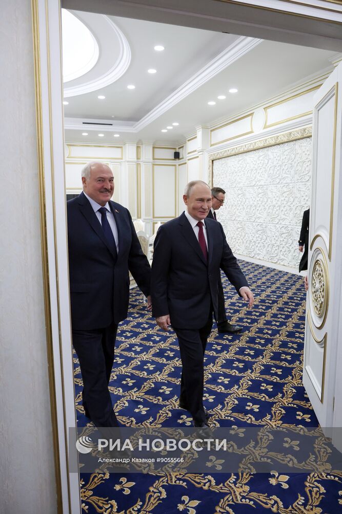 Государственный визит президента Владимира Путина в Киргизию. День второй