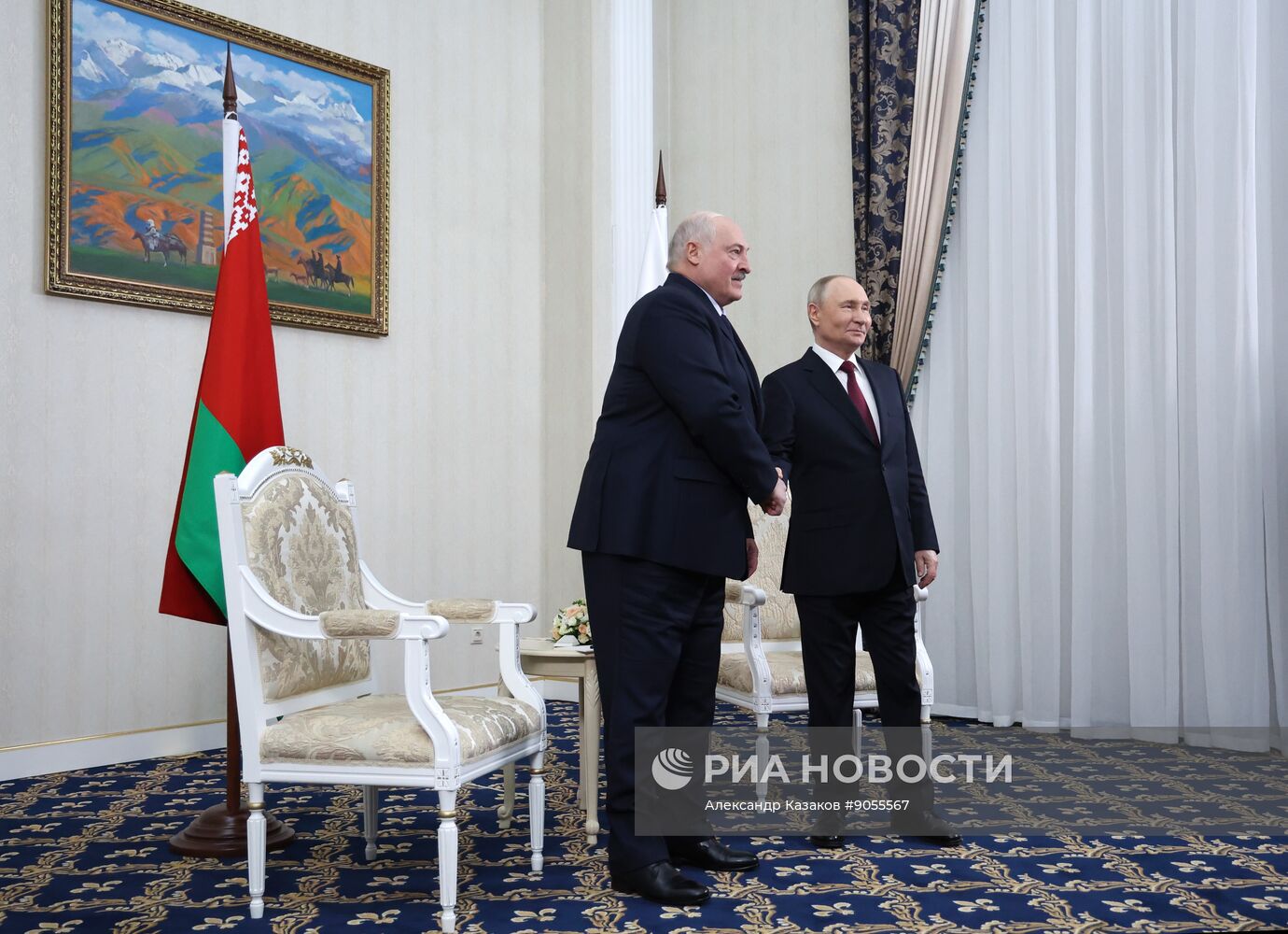 Государственный визит президента Владимира Путина в Киргизию. День второй