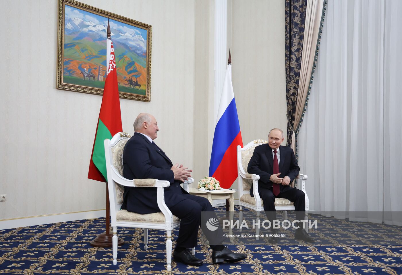 Государственный визит президента Владимира Путина в Киргизию. День второй