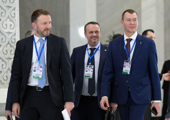 Государственный визит президента Владимира Путина в Киргизию. День второй