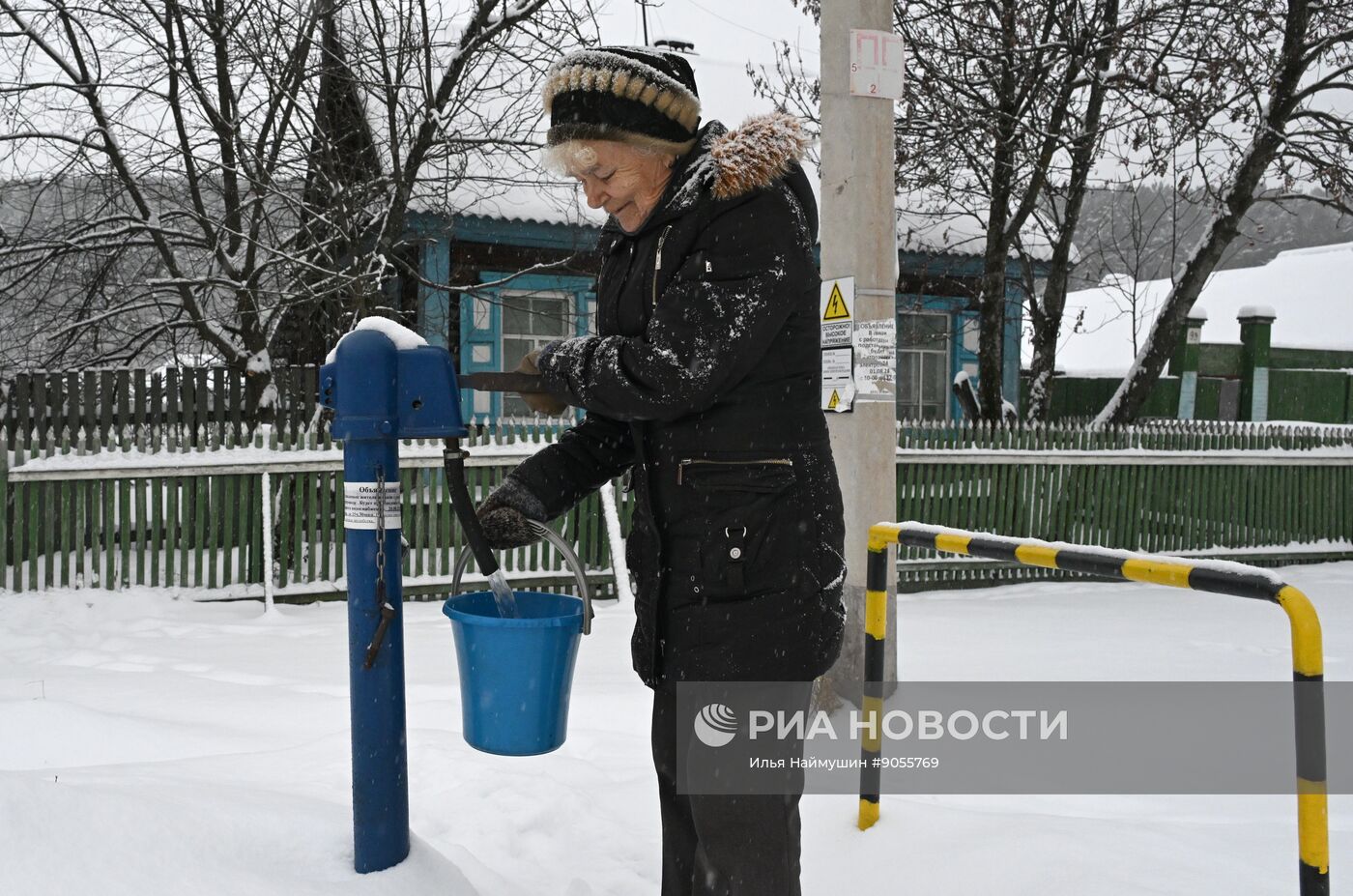 Снежная погода в Красноярском крае