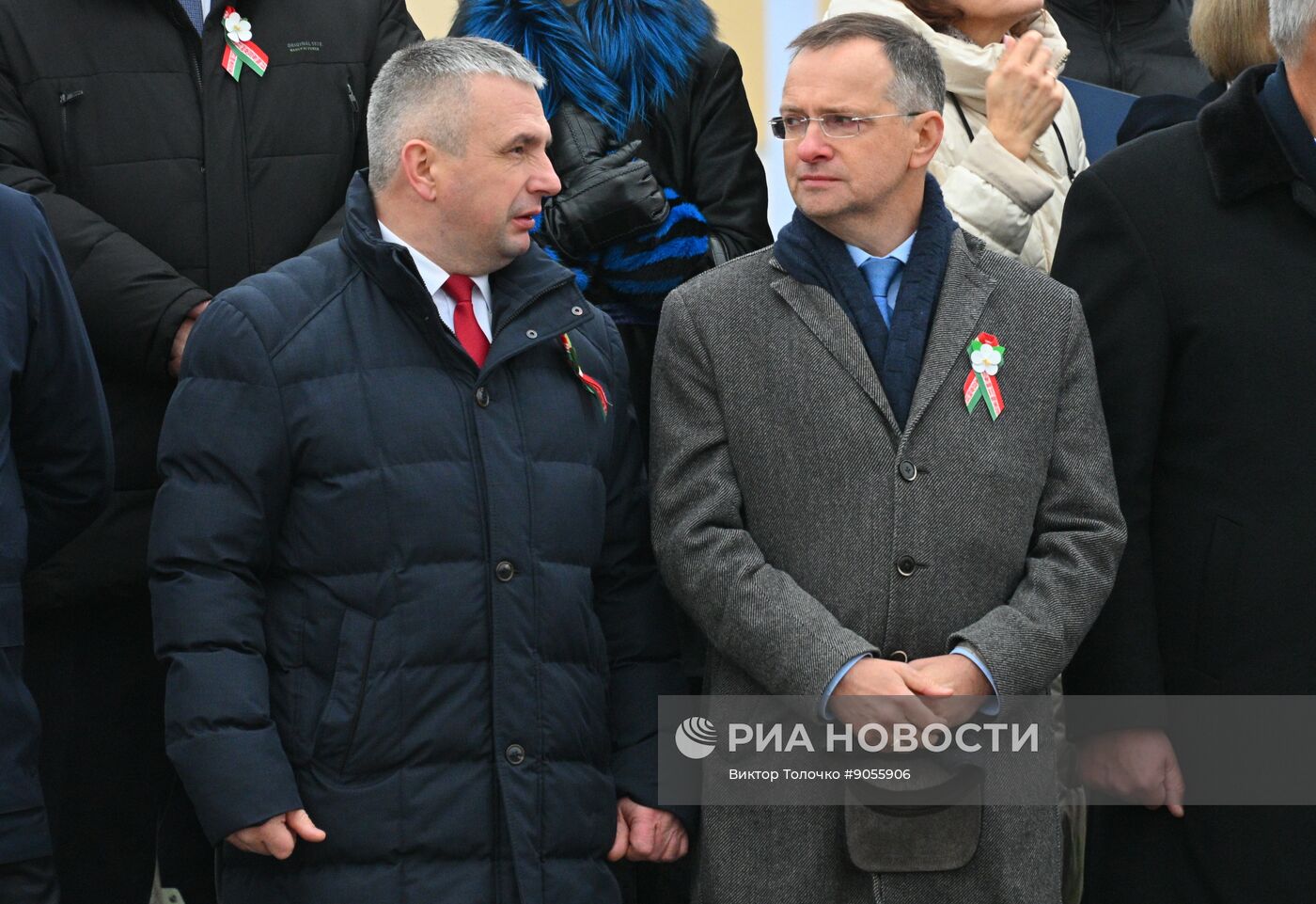 Открытие памятника маршалу Рокоссовскому в Гомеле