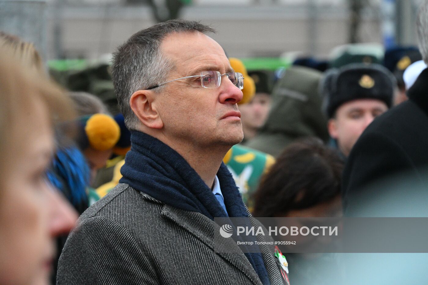 Открытие памятника маршалу Рокоссовскому в Гомеле