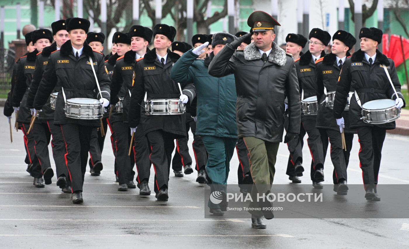 Открытие памятника маршалу Рокоссовскому в Гомеле
