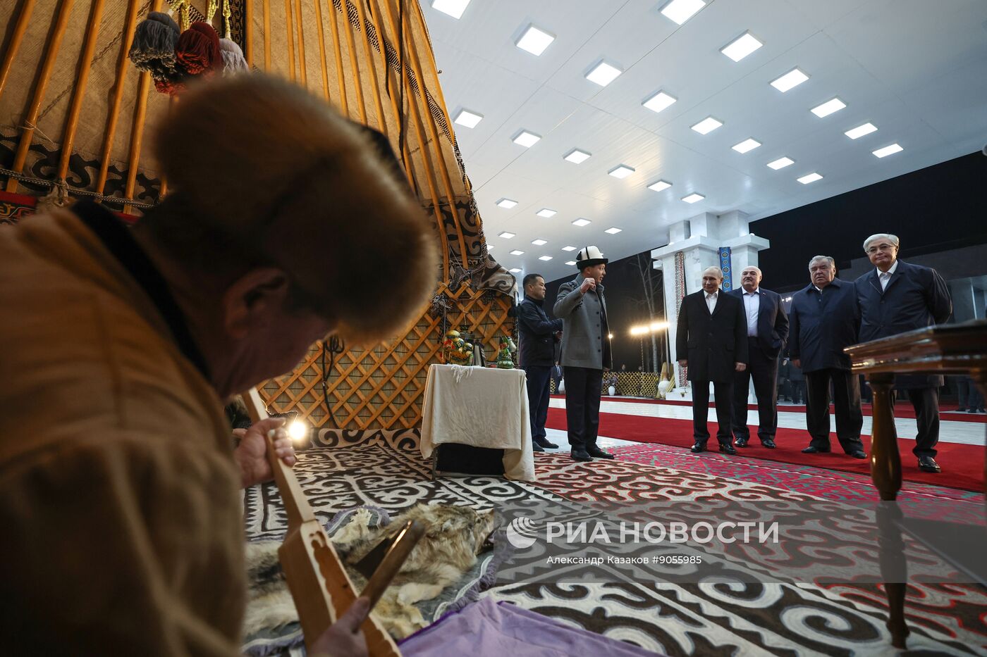 Государственный визит президента Владимира Путина в Киргизию. День второй