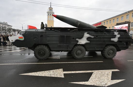 Открытие памятника маршалу Рокоссовскому в Гомеле