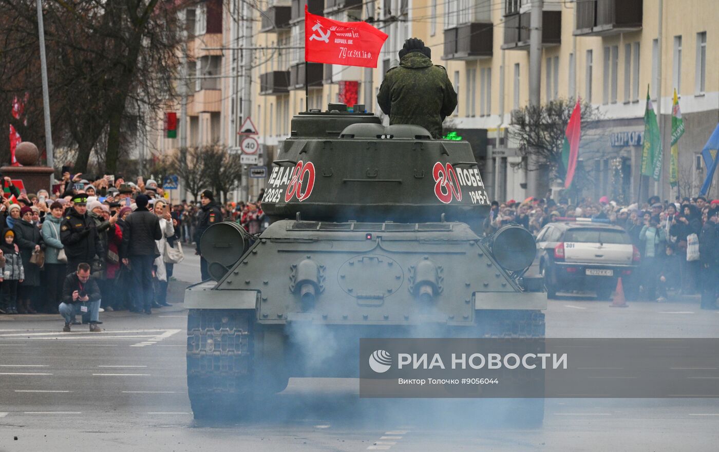 Открытие памятника маршалу Рокоссовскому в Гомеле