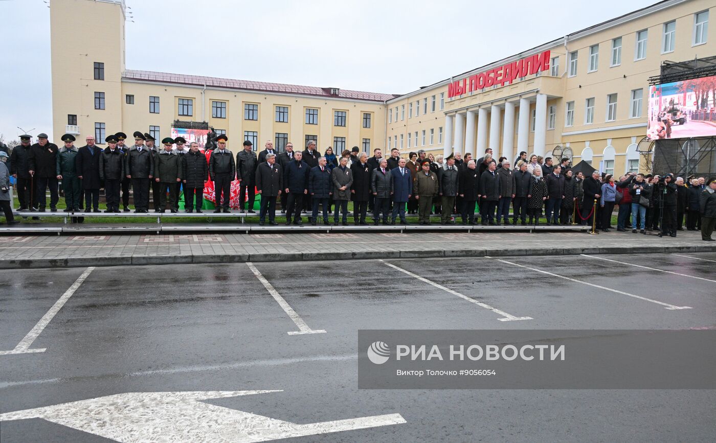 Открытие памятника маршалу Рокоссовскому в Гомеле