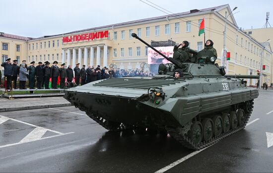 Открытие памятника маршалу Рокоссовскому в Гомеле