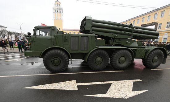 Открытие памятника маршалу Рокоссовскому в Гомеле