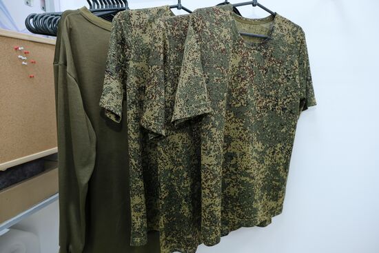 Работа швейной фабрики "Шеврон" в Бердянске