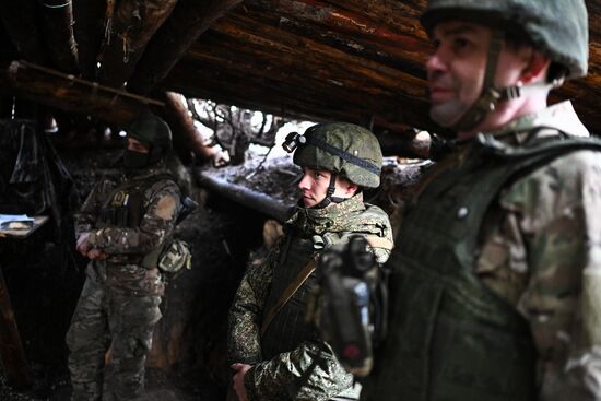 Боевая работа артиллеристов 123-й мотострелковой бригады на Северском направлении