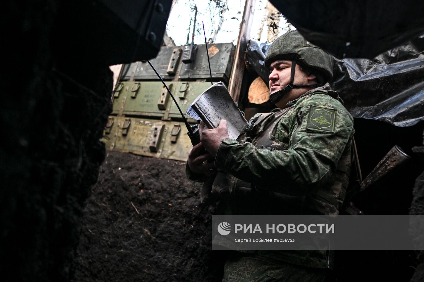 Боевая работа артиллеристов 123-й мотострелковой бригады на Северском направлении