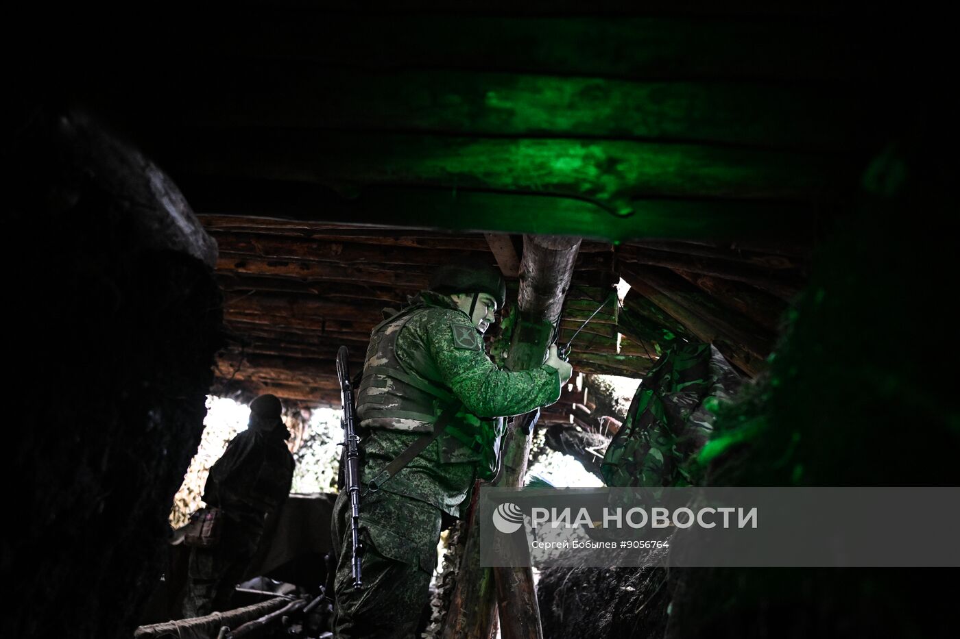 Боевая работа артиллеристов 123-й мотострелковой бригады на Северском направлении