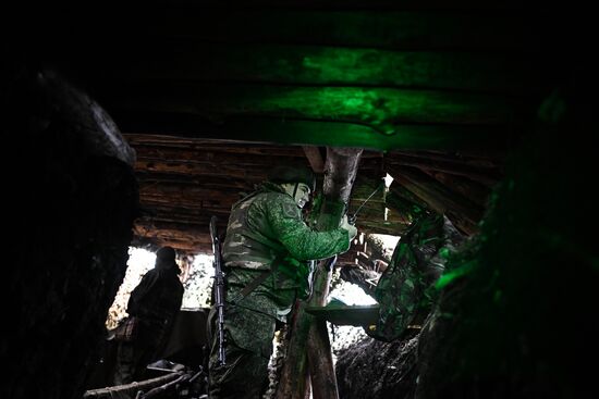 Боевая работа артиллеристов 123-й мотострелковой бригады на Северском направлении