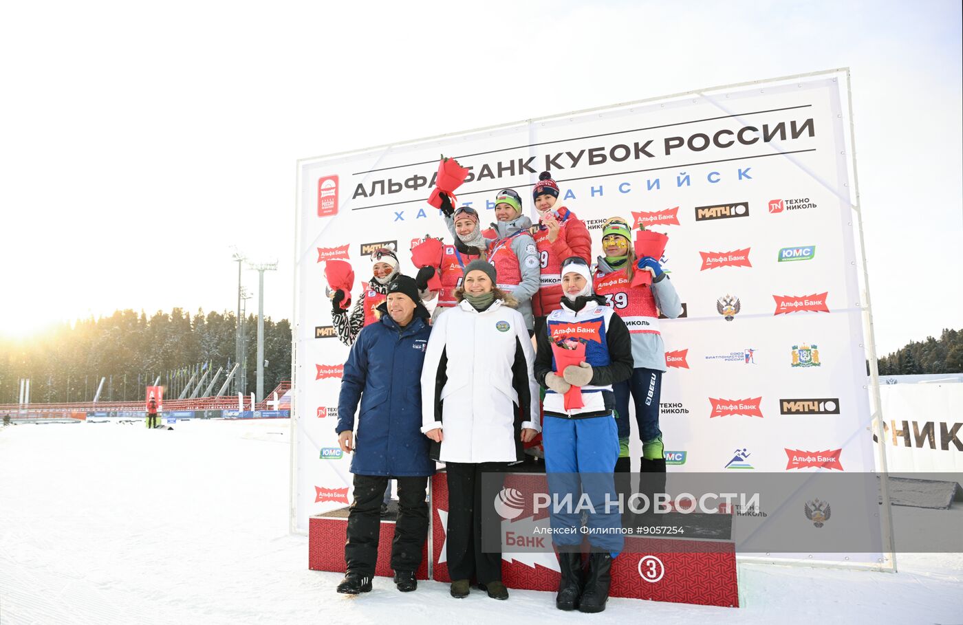 Биатлон. Первый этап Альфа-Банк Кубка России. Женщины. Спринт
