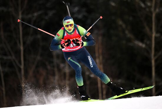 Биатлон. Первый этап Альфа-Банк Кубка России. Женщины. Спринт 