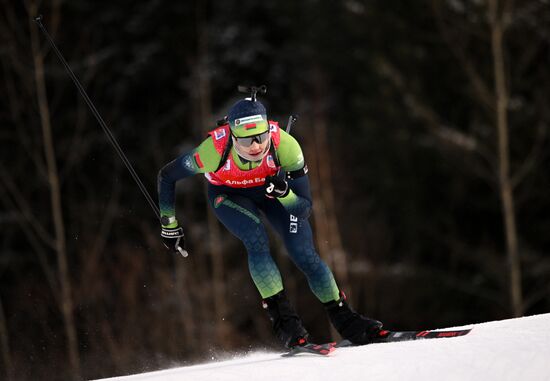 Биатлон. Первый этап Альфа-Банк Кубка России. Женщины. Спринт 