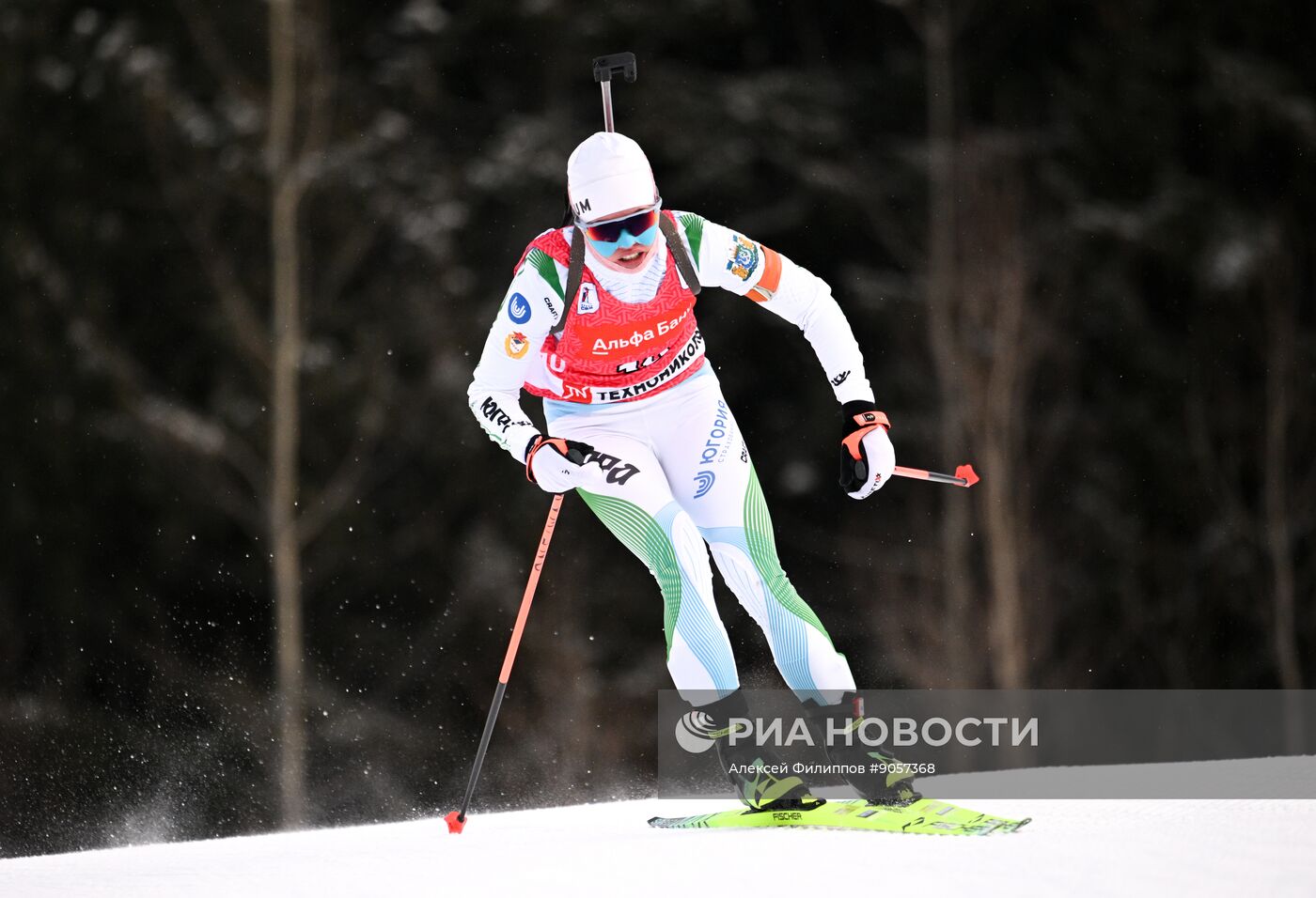 Биатлон. Первый этап Альфа-Банк Кубка России. Женщины. Спринт 