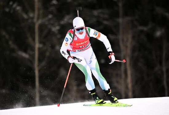 Биатлон. Первый этап Альфа-Банк Кубка России. Женщины. Спринт 