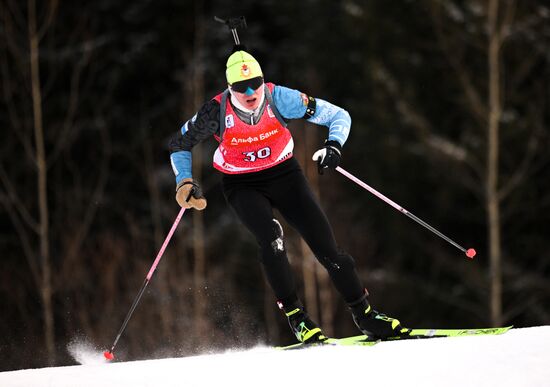 Биатлон. Первый этап Альфа-Банк Кубка России. Женщины. Спринт 