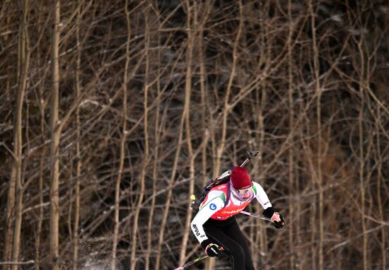 Биатлон. Первый этап Альфа-Банк Кубка России. Женщины. Спринт 