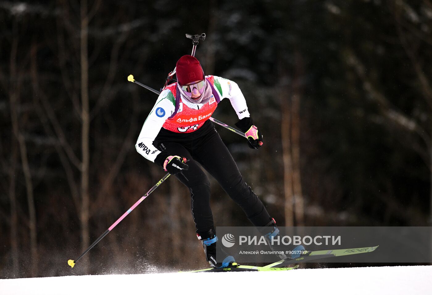 Биатлон. Первый этап Альфа-Банк Кубка России. Женщины. Спринт