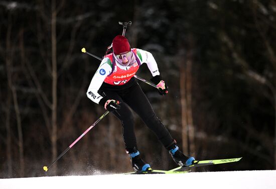 Биатлон. Первый этап Альфа-Банк Кубка России. Женщины. Спринт 