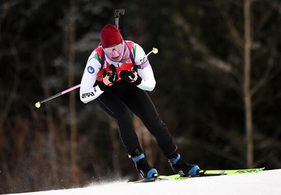 Биатлон. Первый этап Альфа-Банк Кубка России. Женщины. Спринт 