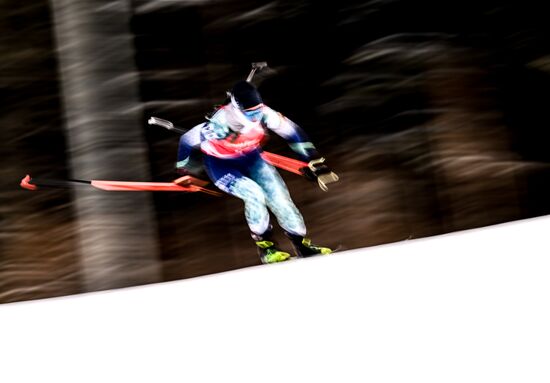 Биатлон. Первый этап Альфа-Банк Кубка России. Женщины. Спринт 