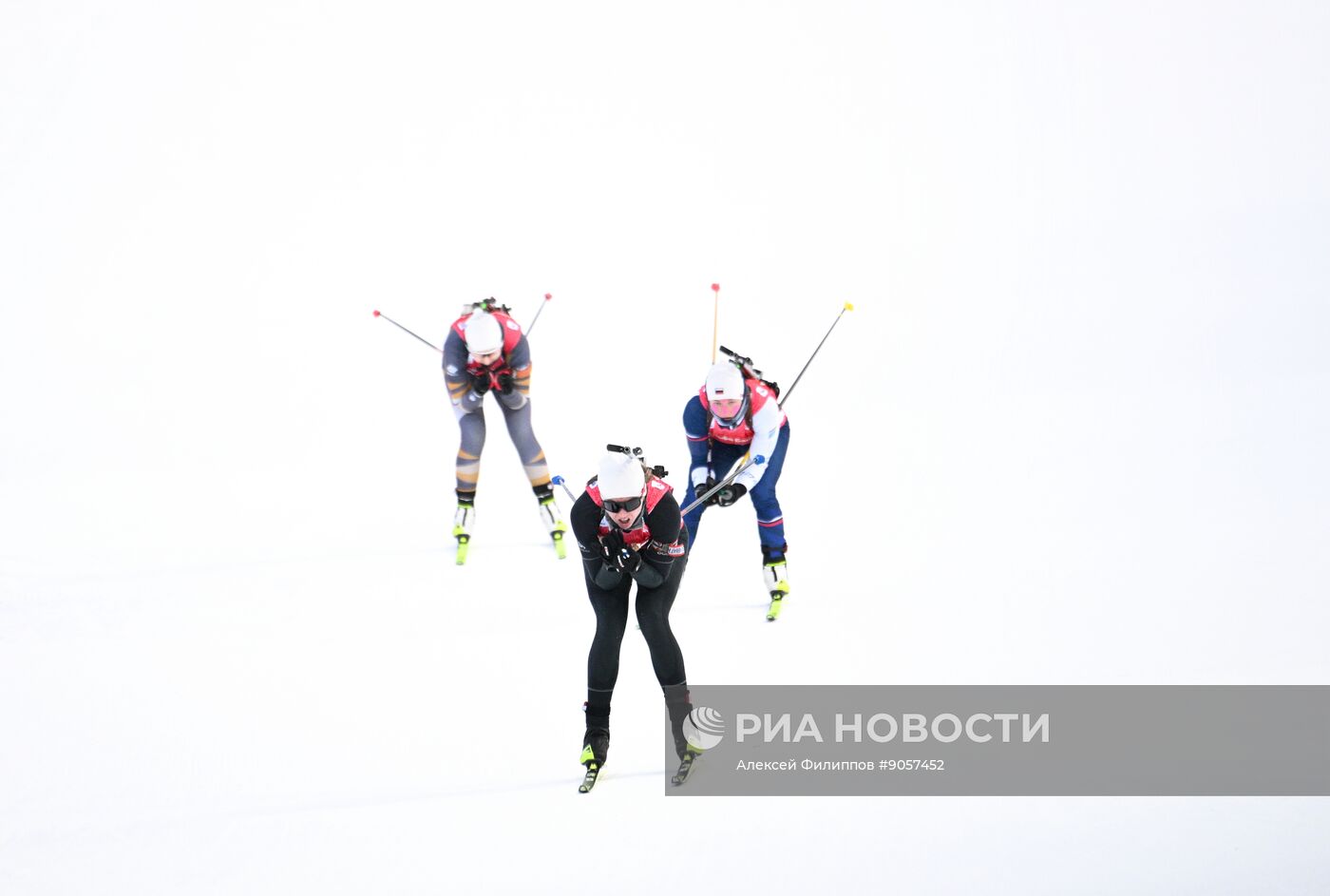 Биатлон. Первый этап Альфа-Банк Кубка России. Женщины. Спринт 