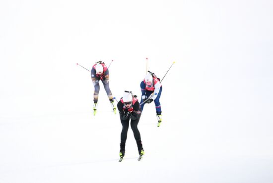 Биатлон. Первый этап Альфа-Банк Кубка России. Женщины. Спринт 