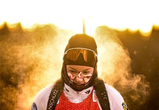 Биатлон. Первый этап Альфа-Банк Кубка России. Женщины. Спринт 