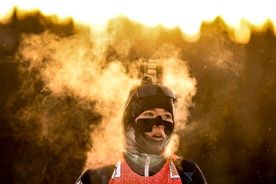 Биатлон. Первый этап Альфа-Банк Кубка России. Женщины. Спринт 