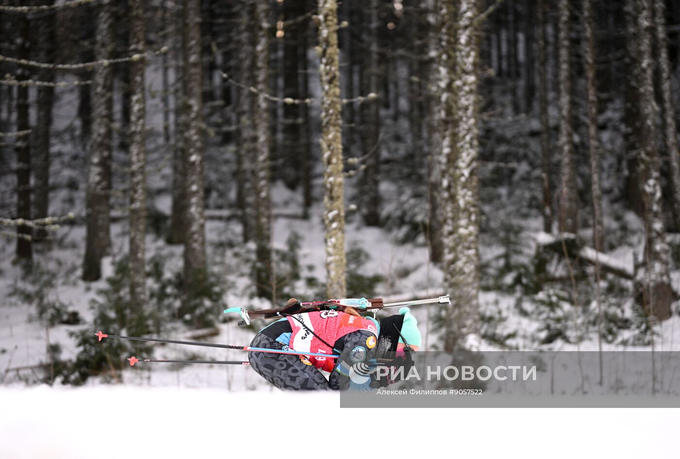 Биатлон. Первый этап Альфа-Банк Кубка России. Женщины. Спринт