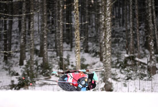 Биатлон. Первый этап Альфа-Банк Кубка России. Женщины. Спринт 