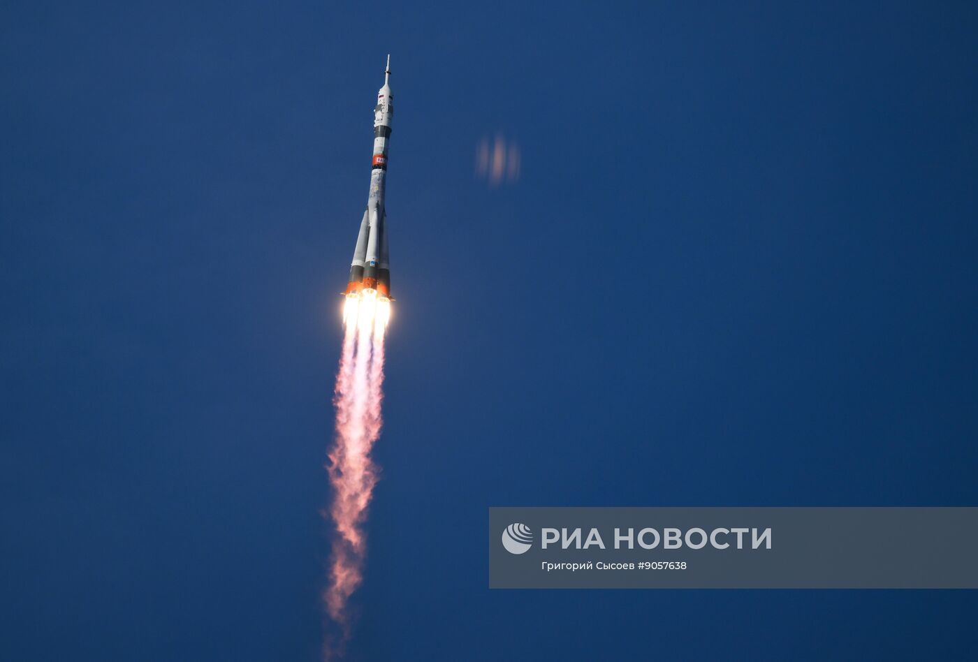 Запуск пилотируемого корабля "Союз МС-28" с космодрома Байконур