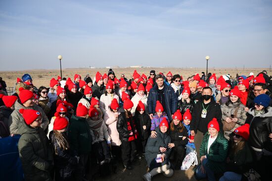 Запуск пилотируемого корабля "Союз МС-28" с космодрома Байконур