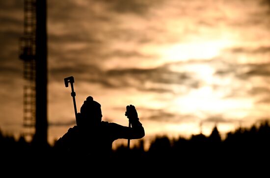 Биатлон. Первый этап Альфа-Банк Кубка России. Женщины. Спринт 