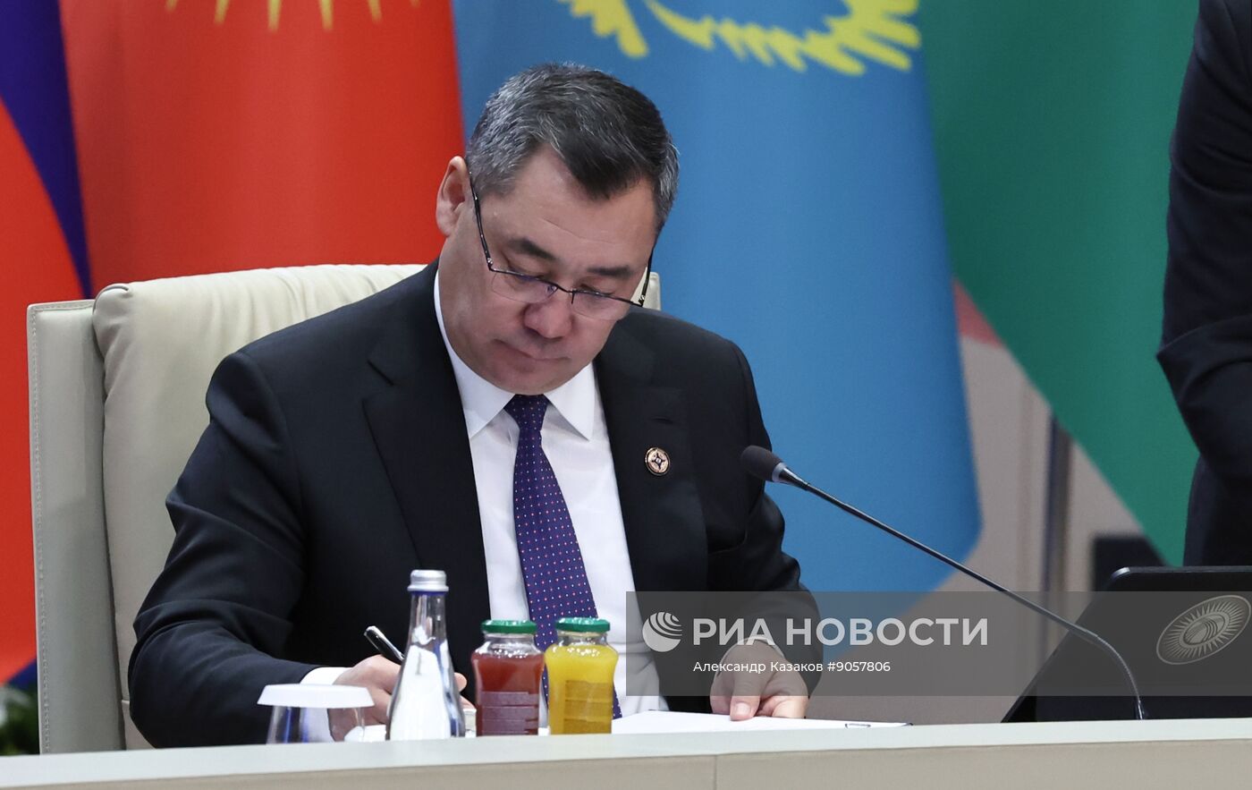 Сессия Совета коллективной безопасности ОДКБ в Бишкеке