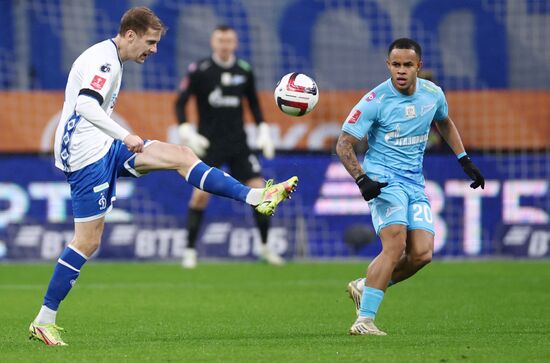 Футбол. Кубок России. "Динамо" (Москва) - "Зенит" (Санкт-Петербург)