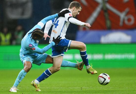 Футбол. Кубок России. "Динамо" (Москва) - "Зенит" (Санкт-Петербург)