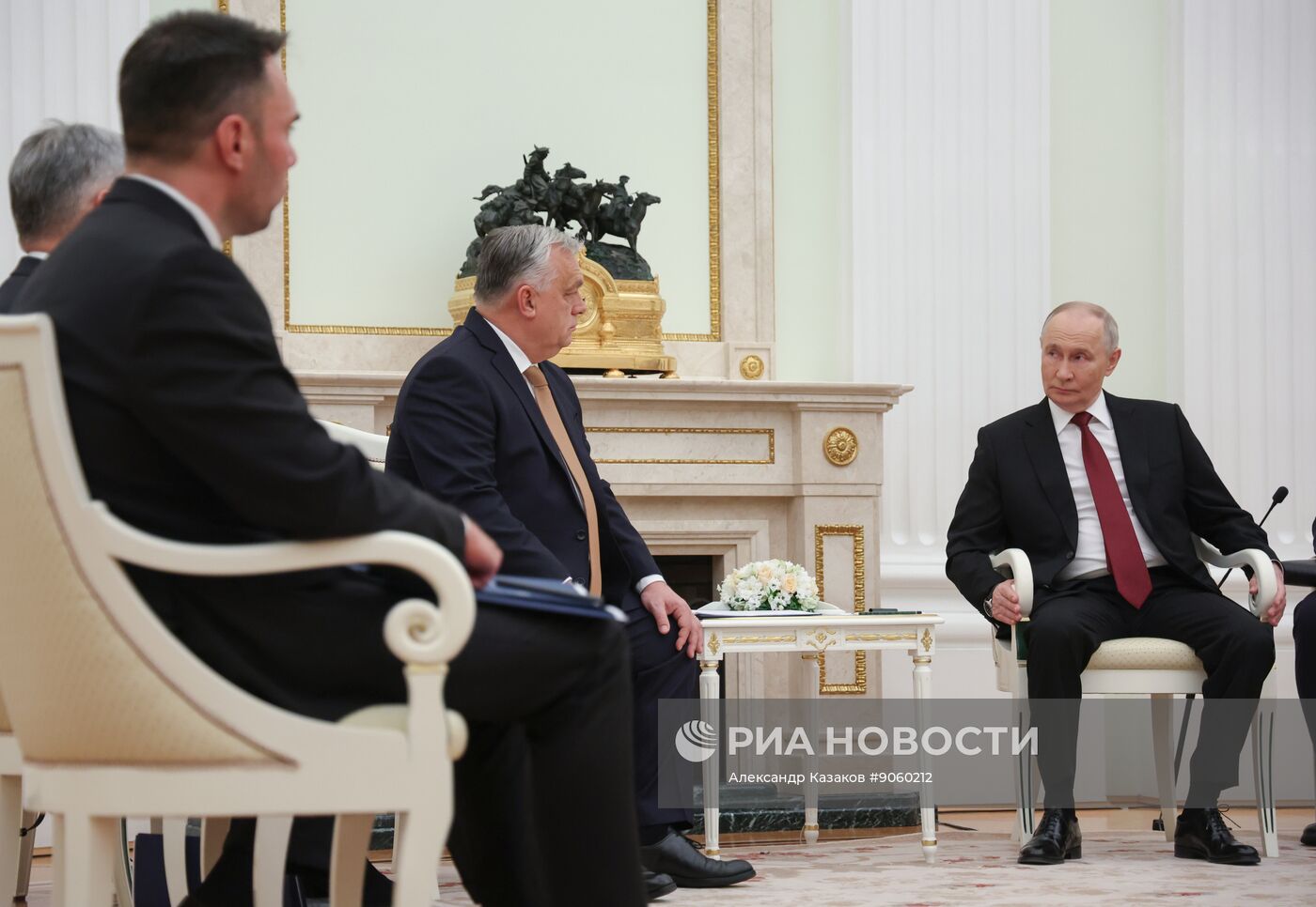 Президент Владимир Путин провел встречу с премьер-министром Венгрии Виктором Орбаном