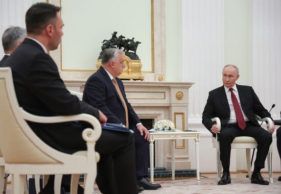 Президент Владимир Путин провел встречу с премьер-министром Венгрии Виктором Орбаном
