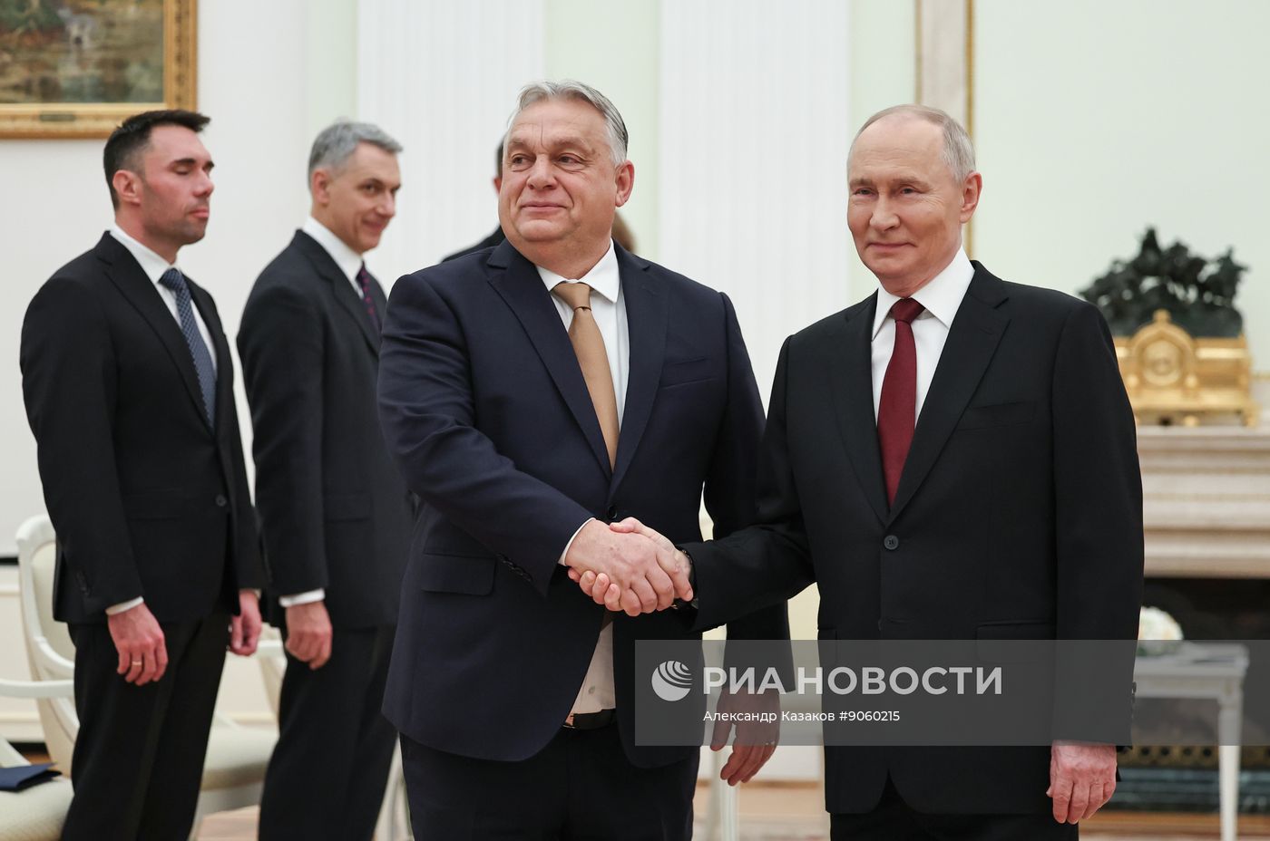 Президент Владимир Путин провел встречу с премьер-министром Венгрии Виктором Орбаном