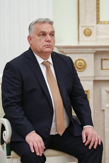 Президент Владимир Путин провел встречу с премьер-министром Венгрии Виктором Орбаном