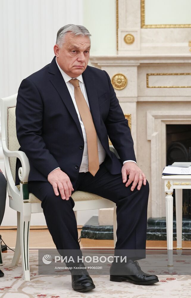 Президент Владимир Путин провел встречу с премьер-министром Венгрии Виктором Орбаном