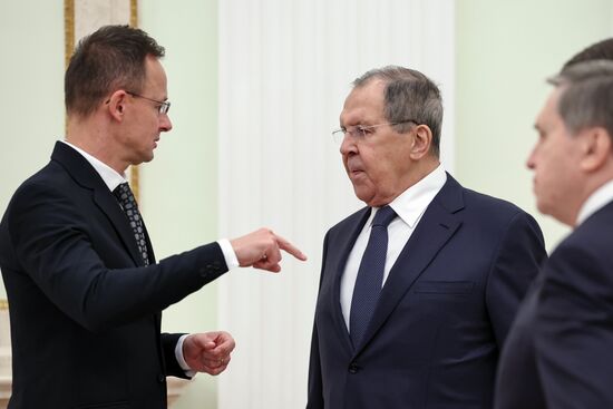 Президент Владимир Путин провел встречу с премьер-министром Венгрии Виктором Орбаном