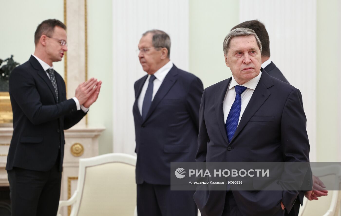 Президент Владимир Путин провел встречу с премьер-министром Венгрии Виктором Орбаном